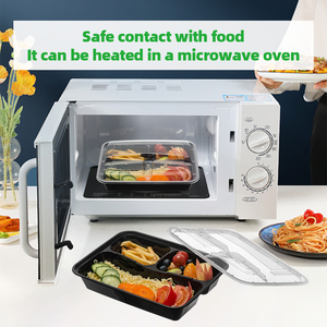 Hot bán thực phẩm an toàn di động 3 ngăn container thực phẩm phụ kiện nhà bếp hộp thực phẩm Hộp Ăn Trưa - Product Image 4