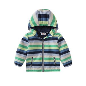Imperméables <span class=keywords><strong>Printemps</strong></span>-Automne OEM pour Enfants, <span class=keywords><strong>Veste</strong></span> Imperméable pour Garçons, Doublure Intérieure en Polaire Imperméable et Coupe-Vent avec Capuche - Product Image 1