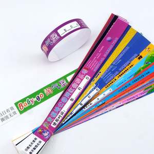 Pulseras de Papel Tyvek Desechables al por Mayor para Entradas y Eventos, Pulseras Impermeables con Números de Serie - Product Image 2