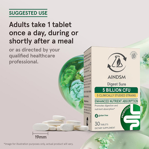 Probióticos Multifuncionales 5 Mil Millones de UFC Promueven la Digestión Tabletas Prebióticos Naturales Absorción de Nutrientes Tableta de Probióticos - Product Image 3