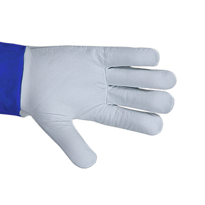 Working <b>Gloves</b> 100% Leather Welding <b>Gloves</b> Long Cowhide 100% Leather Safety <b>Gloves</b> In Different Sizes - Product Image 5