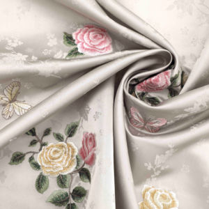 Новая премиальная китайская жаккардовая ткань с вышивкой, тканый полиэстер, техника плетения, для свадебных платьев, сумок для мальчиков и девочек, с ПВХ-покрытием, 2026 год - Product Image 5
