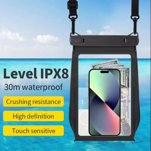 Universal Dry Phone Pouch PVC IPX8 Water Proof Mobile Phone <b>Case</b> Pouch Large Waterproof Cellphone Bag for Swimming - Product Image 4