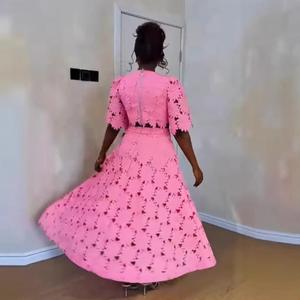 Vêtements pour femmes, nouveau design, haut ajouré, <span class=keywords><strong>ensemble</strong></span> décontracté tendance, deux pièces - Product Image 4