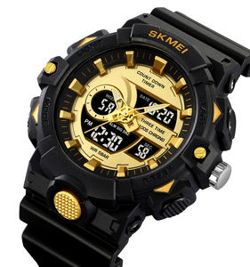Transparente hombres <span class=keywords><strong>s</strong></span> luminoso impermeable 50m muñeca pareja reloj de cuarzo relojes digitales deporte <span class=keywords><strong>SKMEI</strong></span> 2225 corriendo - Product Image 1