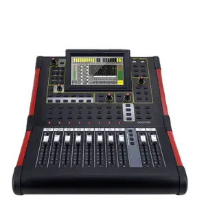 Gooermi DM12 Mixeur audio numérique professionnel Mixeur audio 12 canaux Contrôleur de son pour DJ/Console audio