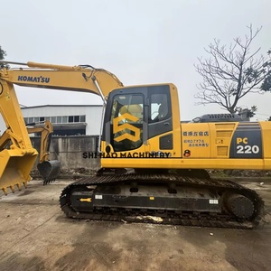 Performances élevées pour les chantiers de construction et les travaux d'infrastructure, excavatrice sur chenilles Komatsu PC220 d'occasion de 22 tonnes - Product Image 1