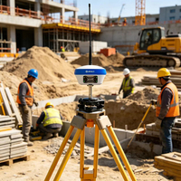 Estación Base de Radio Interna Stonex S6II Lite RTK 5W, Receptor GNSS de Alta Precisión RTK S30 Pro con Software Surpad