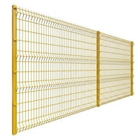 Clôture en treillis métallique 3D pour ferme, 6 pieds, résistante à la corrosion, panneau de treillis soudé enduit de PVC écologique, clôture pour bétail, construction
