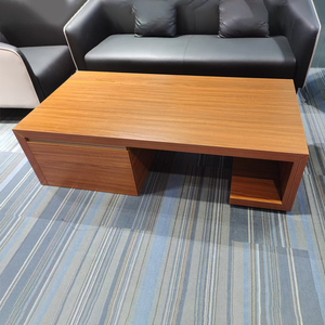 Không gian lưu trữ lớn 1.4m Thiết kế ngăn kéo tối giản hiện đại phòng chờ Bàn cà phê với không gian lưu trữ phòng trưng bày phòng tiếp tân bàn - Product Image 1