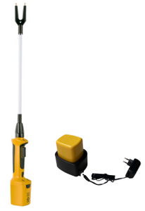 Piccolo elettrificatore portatile ricaricabile per bestiame con impugnatura corta, impermeabile, per uso in stalla - Product Image 5