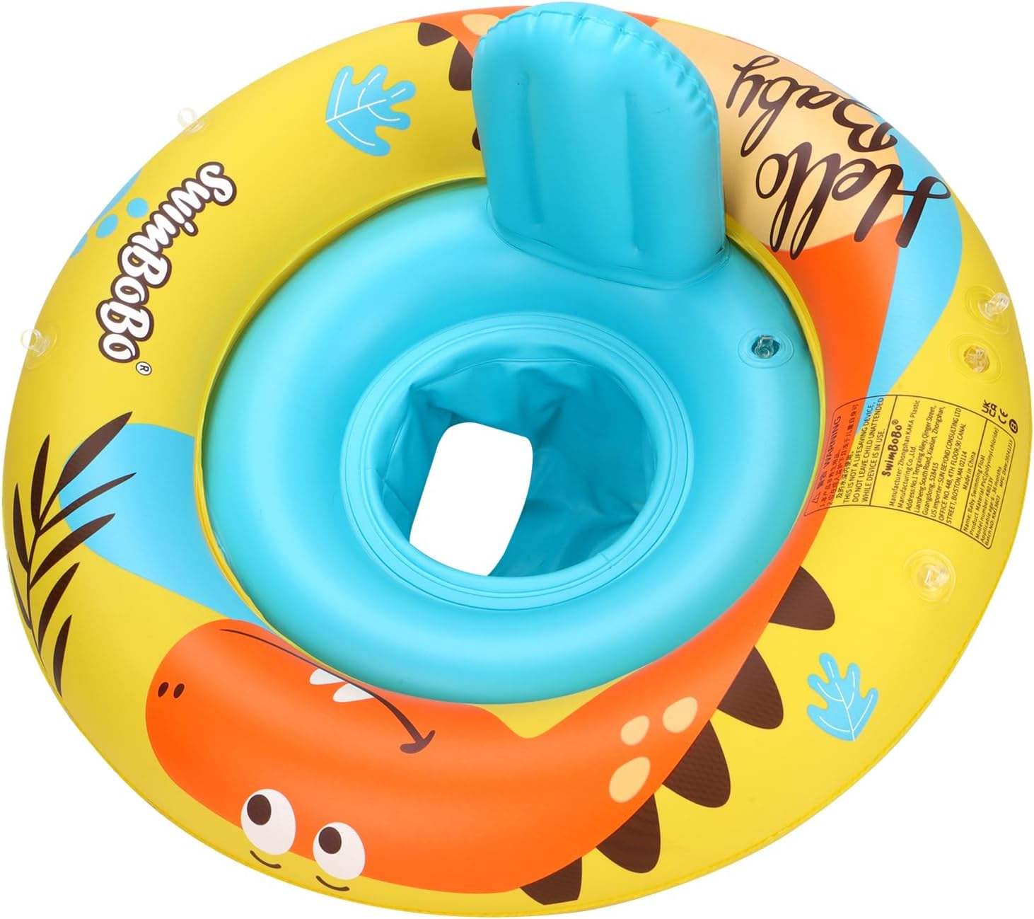 Yellow Dinosaur Pattern