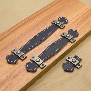 Tiradores de <span class=keywords><strong>cuero</strong></span> para muebles de cocina, <span class=keywords><strong>tirador</strong></span> para cajón de muebles, nuevo diseño, venta al por mayor - Product Image 4