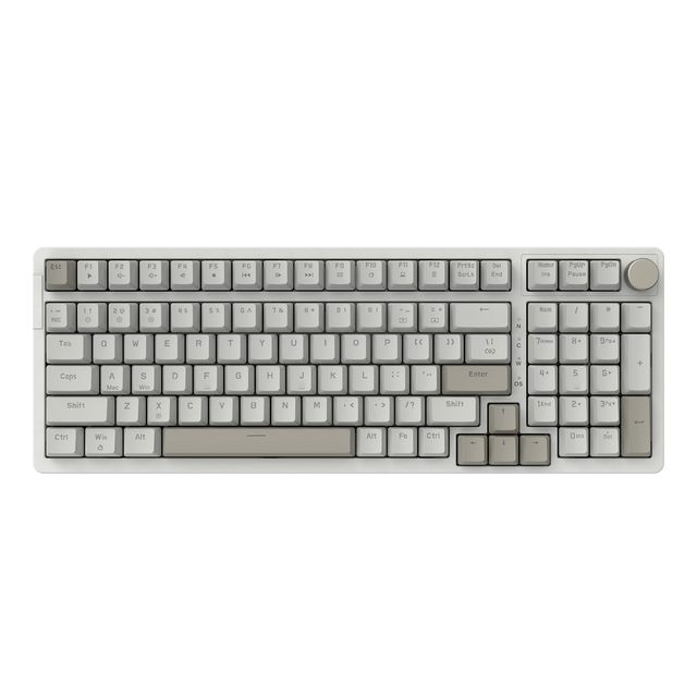 OEM ODM AK992 Retro Wired Mechanical Keyboard 98 Keys Full Layout HotSwappable USB Gaming Keyboard with Red Switches Multimedia