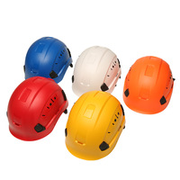 Casque de sécurité anti-choc certifié CE pour la construction, l'escalade et l'alpinisme - Matériau ABS, design à fentes