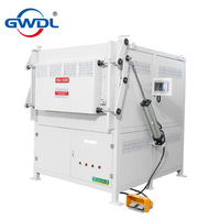 Four à induction pneumatique à ouverture supérieure de type boîte, 1200 degrés, en acier inoxydable, capacité de 200 kg/h, four de traitement thermique