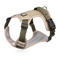 Fournitures pour animaux de compagnie : Ensemble laisse et harnais pour chien, personnalisable avec logo de marque, harnais gilet anti-traction de luxe pour chiens de taille moyenne à grande