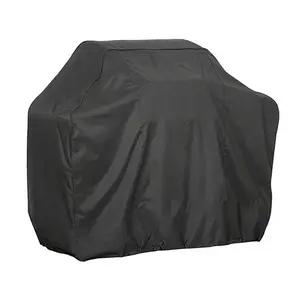 Waterproof BBQ Gas Grill Cover For Courtyard Black Rip-proof Anti-uv Fade Resistant 58 Inch Charcoal Car Grill Badge Waterproof