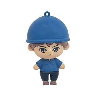 Llavero de PVC Personalizado para Regalo Empresarial, Diseño de Anime en 3D, Silicona, para Recuerdo - Product Image 1