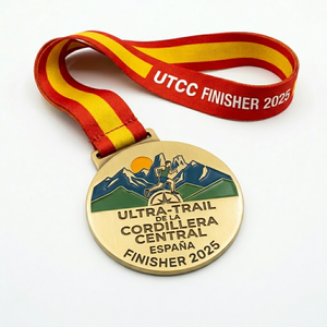 Medalla 3D Personalizada Inspirada en <span class=keywords><strong>Zegama</strong></span> Premio Carreras por Montaña, Medallas de Trail Running de España con Cinta - Product Image 2
