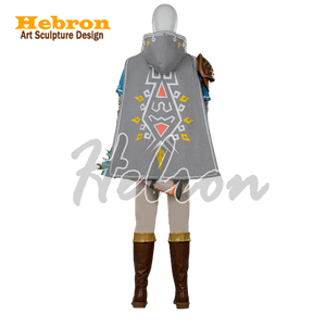 Conjunto completo personalizado de The Legend Of <span class=keywords><strong>Zelda</strong></span> <span class=keywords><strong>Link</strong></span>, colección personal, disfraz de personaje de videojuego, ropa para eventos y actuaciones - Product Image 4