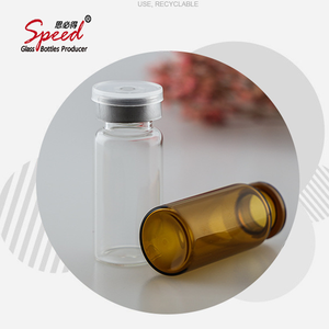 Медицинская Упаковочная бутылка, бутылка для лекарств и таблеток, матовая стеклянная бутылка с широким горлом и белой пластиковой крышкой - Product Image 6