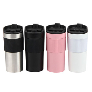 Prensa francesa logotipo personalizado Acero inoxidable BPA tapa libre 350ml Hot Media botella de agua aislada vaso taza Hello Dream termo - Product Image 1