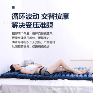 Matelas pneumatique anti-escarres Shuntai Kangyuan 180x60cm, lit médical gonflable pour patients paralysés et personnes âgées - Product Image 5
