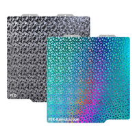Pelat Cetak 3D OEM PEI Baru PEF-Flake+H1H-Phantom, Aksesoris Pencetakan 3D, Lembaran Tekstur Halus, Ukuran 184x184mm A1 Mini, Mudah Digunakan