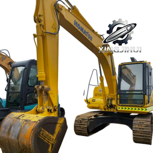 Excavatrice d'occasion Komatsu 130-7, marque japonaise d'origine, 13 tonnes, sur chenilles en caoutchouc, grande taille, modèle 2023, godet de 0,65 m, moteur - Product Image 1