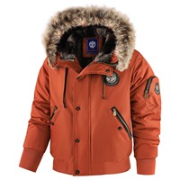 Manteau d'hiver pour homme, style coréen, en velours, coupe slim, avec fermeture éclair, doublure polaire, capuche et col amovible, décontracté et tendance, taille européenne