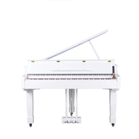 Super Popular Plastic Keyboard Instrument Speakers; Electronic Finger-style Pre-installed Black-brown Grand Piano Compact Design