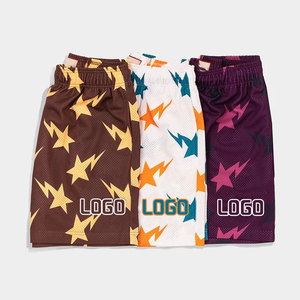 Bsci vente en gros de vêtements de sport mode de rue short de basket-ball d'entraînement sportif pour hommes avec poches zippées short de basket-ball pour hommes - Product Image 2