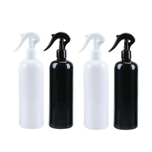 MUESTRA GRATUITA Botella de Plástico PET Vacía de 250ml 300ml 500ml, Azul Ámbar, Redonda, Tipo Boston, con Mini Botella de Plástico Transparente Blanca o Negra - Product Image 3