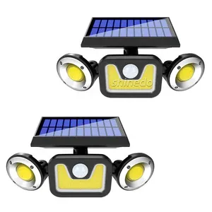 Best Sale China Supplier Waterproof Outdoor Motion Sensor Infrared Wall Lamp 83 beads Sensor Solar Light