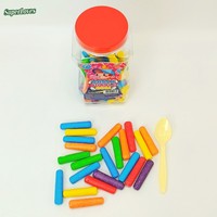 Super Mint Cool Chewing Gum Mixed Fruity Flavor Novelty Chalk Shaped Bubble Multi-Colored Sugar Kids Snacks Bulk Supply OEM