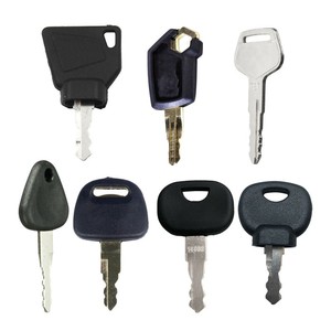Jeu de 7 clés pour excavatrice JCB CAT VOLVO Hitachi 14603 14607, clés de véhicule en matériau ABS noir - Product Image 1