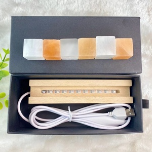 Lámpara de Cristal de Diseño Nuevo al por Mayor, Cristal en Bruto para Bricolaje, Energía Curativa, Meditación, Luz Ambiental, Juego de Regalo en Caja - Product Image 4