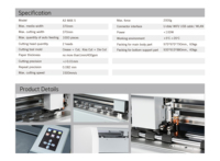 Máquina de Corte de Etiquetas Digital Skycut A3+ con Alimentación Automática, Servomotor, Cortadora de Etiquetas Multihoja para Cortar Vinilo Adhesivo