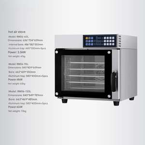 Four combiné compact avec cuisson par convection supérieure et étuve de levage inférieure, idéal pour les petites boulangeries, les pizzerias et les cuisines cloud - Product Image 4