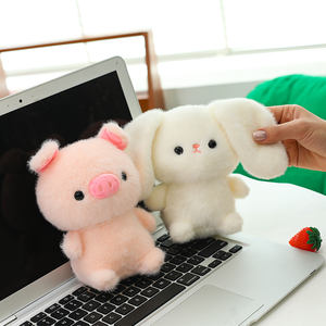 All'ingrosso simpatico elefante peluche, animale di pezza <span class=keywords><strong>compagno</strong></span> da scrivania per alleviare lo Stress e l'apprendimento, piccolo regalo - Product Image 3