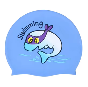 Enfants dessin animé chapeau <span class=keywords><strong>de</strong></span> natation enfants bonnets <span class=keywords><strong>de</strong></span> <span class=keywords><strong>bain</strong></span> <span class=keywords><strong>bébé</strong></span> imperméable bonnets <span class=keywords><strong>de</strong></span> <span class=keywords><strong>bain</strong></span> pour cheveux longs et courts enfants garçons filles enfant en bas âge - Product Image 1