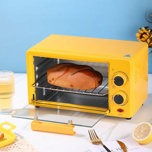 Four électrique multifonction Duck Brand 12L jaune avec minuteur, plaque de cuisson et grille pour usage domestique en cuisine - Product Image 3