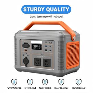 Générateur solaire portable pour le <span class=keywords><strong>camping</strong></span>, batterie LiFePO4 <span class=keywords><strong>rechargeable</strong></span> à onde sinusoïdale pure MPPT 320000mAh 1024WH - Product Image 5