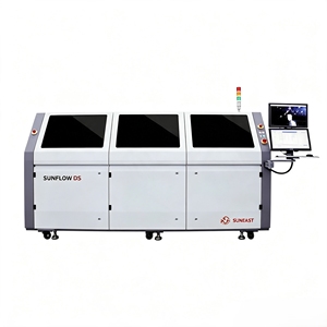 เครื่องบัดกรีอัตโนมัติ SUNFLOW <span class=keywords><strong>DS</strong></span> แบบเลือกจุดบัดกรีได้ สำหรับงานประกอบแผงวงจรพิมพ์ (PCB) ในสายการผลิต SMT - Product Image 1