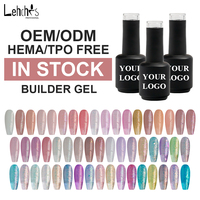Lehchis TPO Hema Free BIAB Gel UV dans une bouteille LED durci salon de manucure professionnel longue durée auto-nivelant ongles constructeur