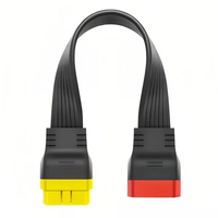 Câble d'extension OBD2 12V 16 broches pour outil de diagnostic automobile X431 Thinkdiag, testeur automobile et lecteur de codes