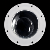 Cloche en quartz Ruzheng avec trous de fixation, dôme en silice fondue à 99,99 %, chambre à vide, taille personnalisée, pour usage en laboratoire et semi-conducteurs, modèle Ruzheng-239