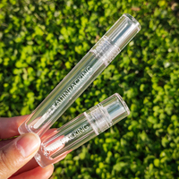 Tube de brillant à lèvres transparent de 2,5 ml avec bouchon à vis, vente en gros, emballage cosmétique pour brillant à lèvres, marque privée