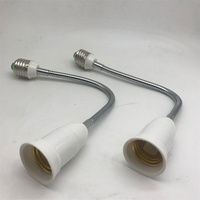 Extension de douille d'ampoule murale électrique, adaptateur de lampe à ampoule E12 E14 adaptateur de convertisseur adaptateur d'extension de support de lampe à LED
